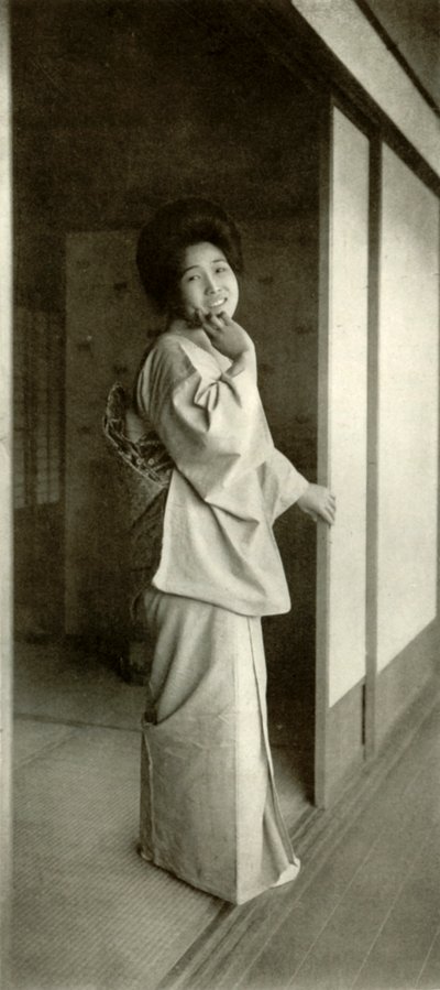 1910年的日本博览会女仆。 作者 赫伯特·庞廷