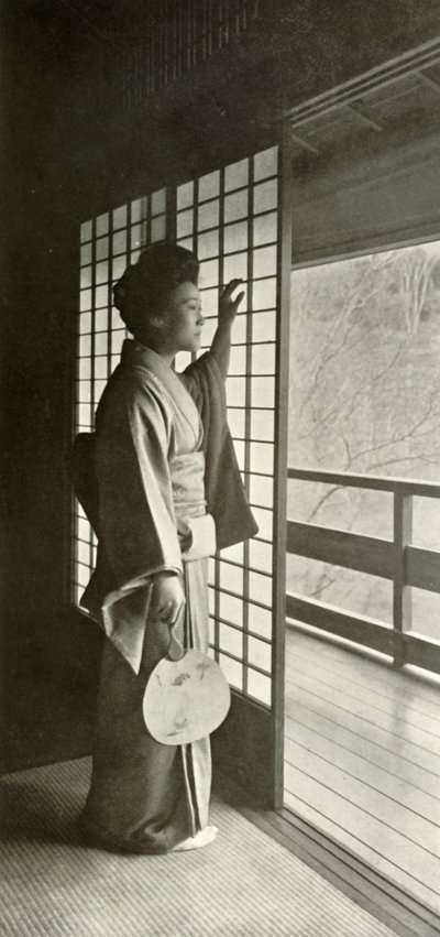 Shoji的研究，1910年。 作者 赫伯特·庞廷