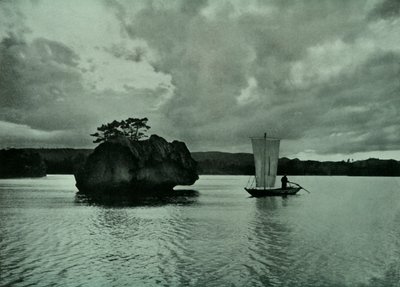 1910年，在内河上的夜晚。 作者 赫伯特·庞廷