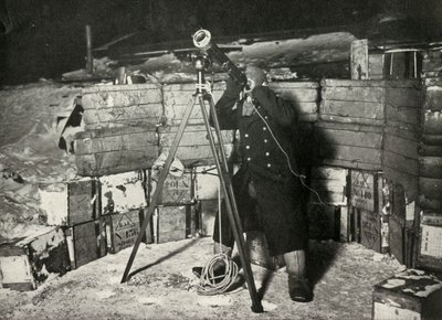 姐姐埃文斯观测木星的掩星，1911年6月8日，1913年 作者 赫伯特·庞廷