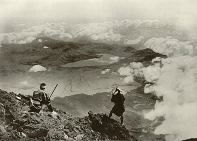 云层之上两英里，1910年。 作者 赫伯特·庞廷
