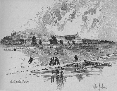 1851年，1891年在伦敦海德公园的水晶宫 作者 赫伯特·雷顿