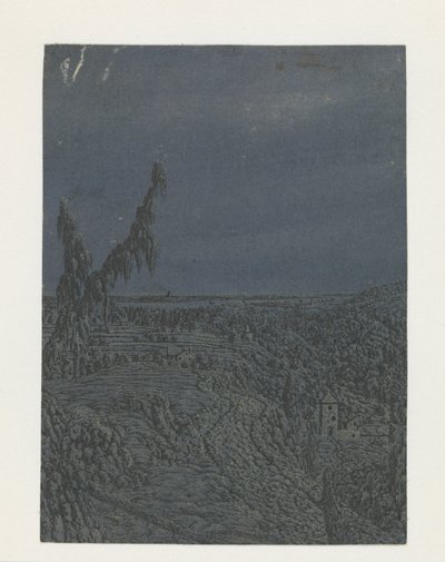 高原风景，远处的河流 作者 大力神塞格斯