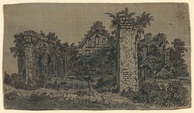 莱恩斯堡修道院的遗址：小版本 作者 大力士西格斯