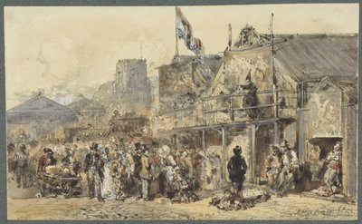 吕伐登 (Leeuwarden) 博览会，即将到来的奥尔登霍夫 (Oldenhove) 作者 赫尔曼·弗雷德里克·卡雷尔十凯特