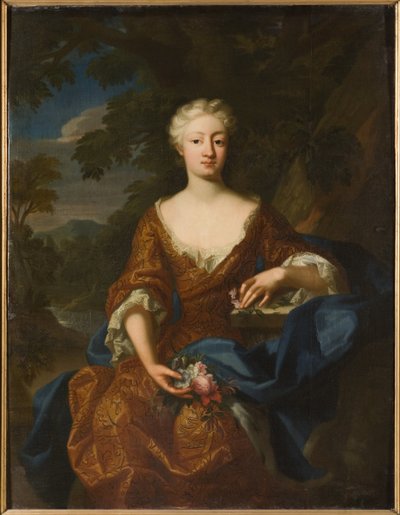 Louise Dorothee de Brandebourg，reine de Suede - 普鲁士公主路易丝-多萝西娅肖像（1680-1705 年），作者 Quiter、年轻的赫尔曼-亨德里克（Hermann Hendrik，the Younger，活跃于 1700-1731 年）。布面油画 作者 赫尔曼·亨德里克·德（活跃于 1700 年 1731 年）