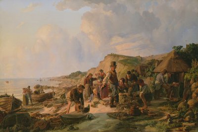 1837年，Probsteier渔民归来 作者 赫尔曼·考夫曼