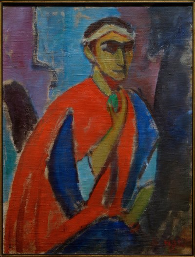 服装中的自画像（罗马） 作者 赫尔曼·斯坦纳