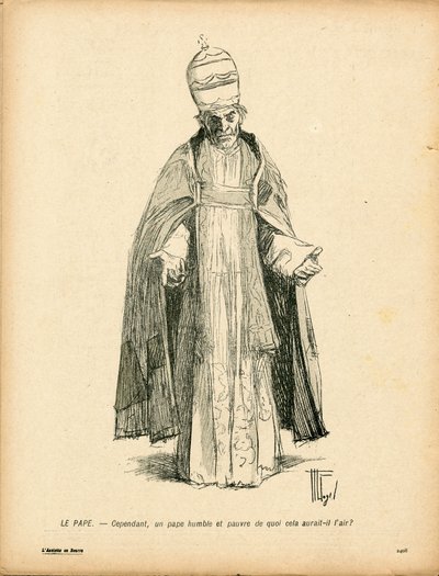 黄油板，第143号，黑白讽刺作品 作者 赫尔曼·沃格尔