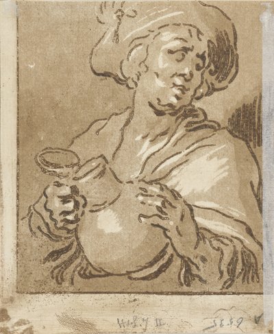 提壶男子
喝酒的人 作者 亚伯拉罕·布洛玛特（Abraham Bloemaert）