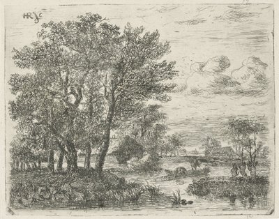 船上的渔民 作者 Hermanus Jan Hendrik van Rijkelijkhuysen