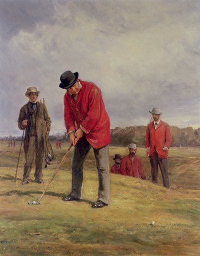 1881年，乔治·格伦尼（George Glennie）穿上布莱克希思（Blackheath）和克莱克（Cleek） 作者 海伍德·哈迪