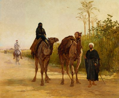 旅行者，1874年 作者 海伍德·哈迪