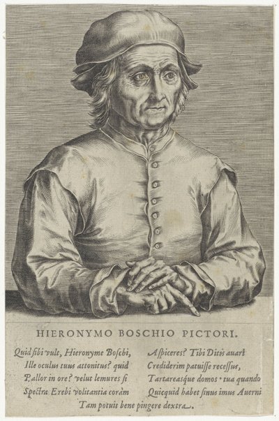 希罗尼穆斯-博什的肖像 作者 Hieronymus（之后）Bosch