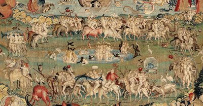世外桃源》，约 1560 年（挂毯） 作者 Hieronymus（之后）Bosch