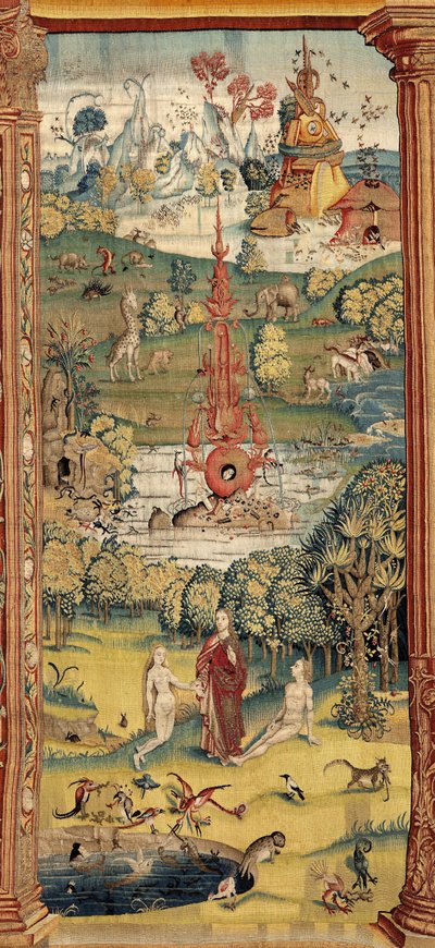 世外桃源》，约 1560 年（挂毯） 作者 Hieronymus（之后）Bosch