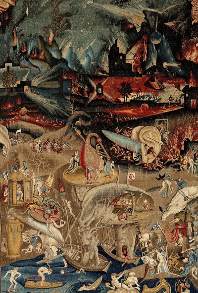 人间欢乐花园。 约 1560（挂毯） 作者 Hieronymus（之后）Bosch