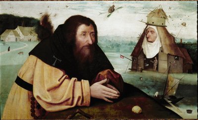 圣安东尼的诱惑》（橡木板上的油画，约1501年 作者 Hieronymus（之后）Bosch