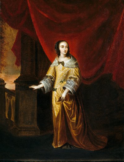 一位女士的肖像（布面油画） 作者 Hieronymus（圈子）Janssens