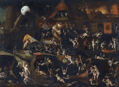 堕入地狱——博世、耶罗尼穆斯的《地狱的悲惨》 作者 博世Hieronymus（学校）