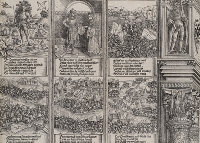 勃艮第玛丽的订婚, 年轻的马克西米利安, 勃艮第的斗争......, 1515年。 作者 耶罗尼穆斯·安德烈埃