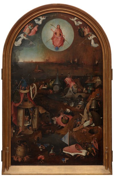 《最后的审判》中央画板（画板油画） 作者 Hieronymus Bosch