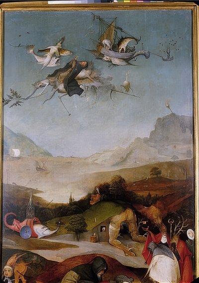 圣安东尼的诱惑（Triptycon，左翼细节） 作者 Hieronymus Bosch