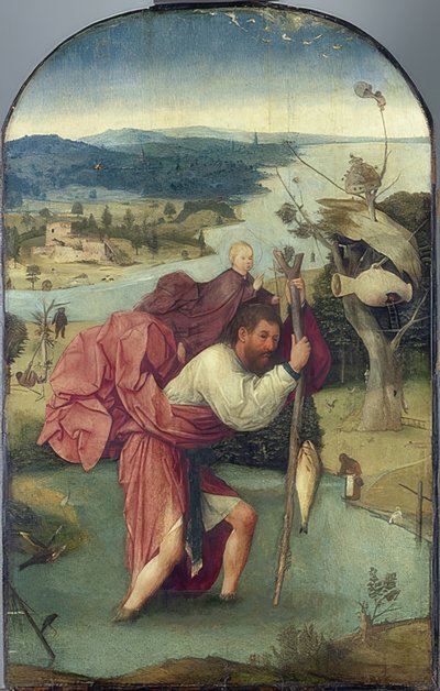 圣克里斯托弗 作者 Hieronymus Bosch