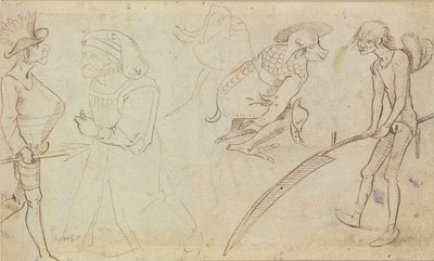 怪诞人物研究 作者 Hieronymus Bosch