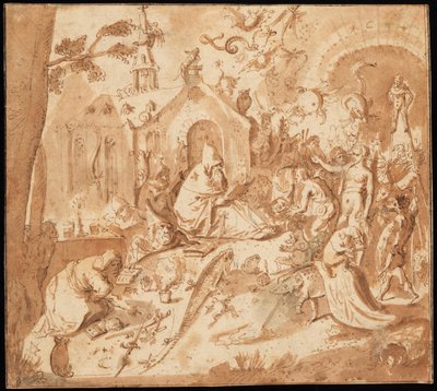 圣安东尼的诱惑 作者 Hieronymus Bosch
