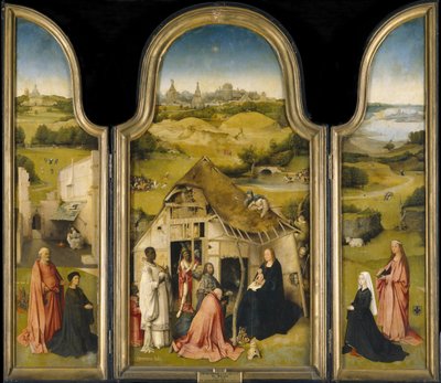 国王的崇拜c。 1495 作者 Hieronymus Bosch