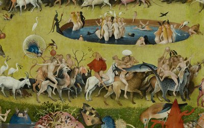 人间花园，1490-1500 作者 Hieronymus Bosch