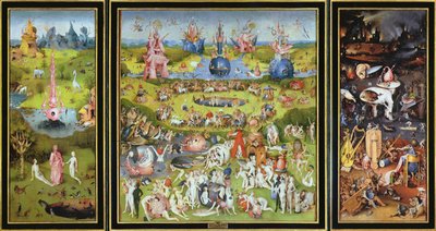 世外桃源》，15世纪。 作者 Hieronymus Bosch