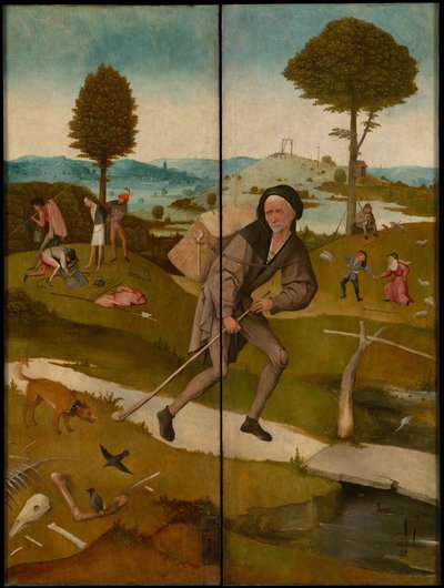 海温三联画》，约 1516 年（外部） 作者 Hieronymus Bosch