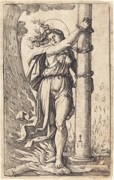 毅力 作者 Hieronymus Hopfer 在 Marcantonio Raimondi 之后