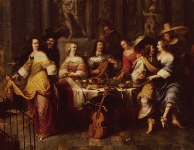 假日餐 作者 Hieronymus Janssens
