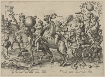 青春
人的四个年龄和死亡（系列名称） 作者 Adriaen Collaert（拒绝归因）