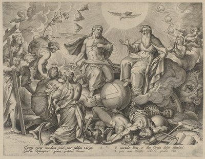 最后的审判 人与死亡的四个时代（系列名称） 作者 Adriaen Collaert（拒绝归因）