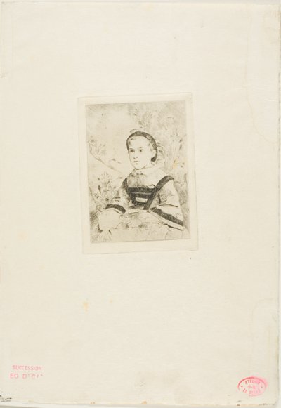 N. Wolkonska 夫人，第二盘 作者 希莱尔·热尔曼·埃德加·德加