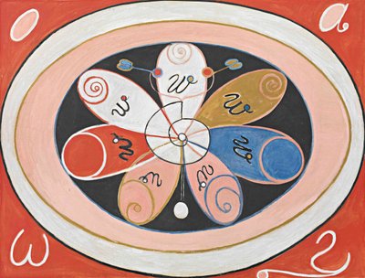 进化》，第15期，第四组，七角星，1908年。 作者 Hilma af Klint