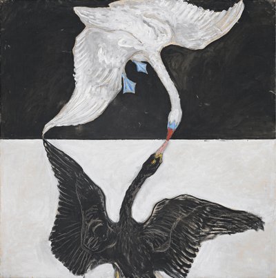 集团IXSUW，第1号，《天鹅》，第1号，1914-1915。 作者 Hilma af Klint