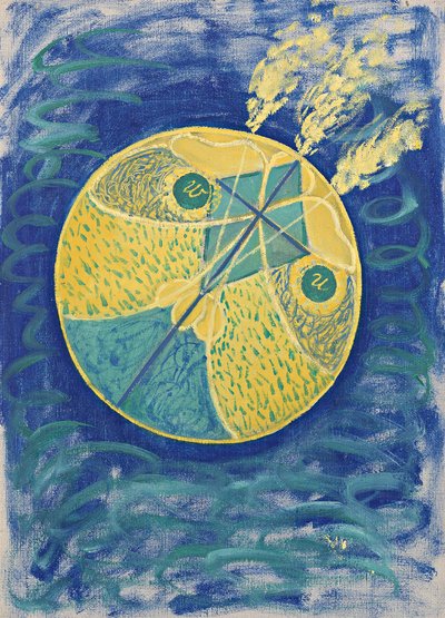 第一组，第7号。原始混沌，1906-1907。 作者 希尔玛·克林特