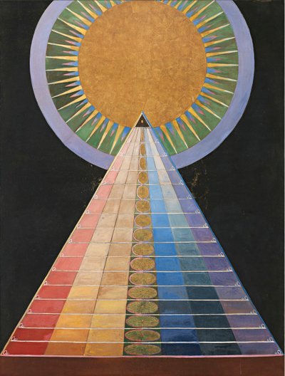 第十组，第1号，祭坛画，1915年。 作者 希尔玛·克林特