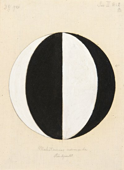 Mahatmas的当前立场，1920年。 作者 希尔玛·克林特