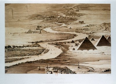 从亚历山大到第二条白内障》，埃及，1841年 作者 赫梅利