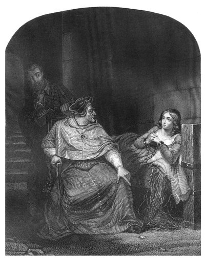 圣女贞德接受温切斯特主教的审讯 作者 希波吕特·德拉罗什（Hippolyte Delaroche）