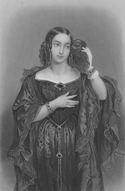 桑塔格，安娜（雕版画 作者 希波吕特·德拉罗什（Hippolyte Delaroche）