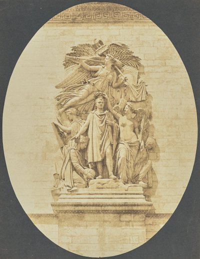 [凯旋门上让-皮埃尔-科尔托绘制的 "1810 年的凯旋 "细节］ 作者 希波吕特·贝亚德