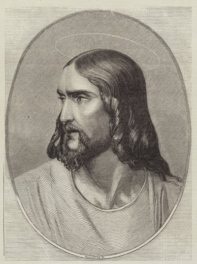 救主的头 作者 希波吕特·德拉罗什（Hippolyte Delaroche）