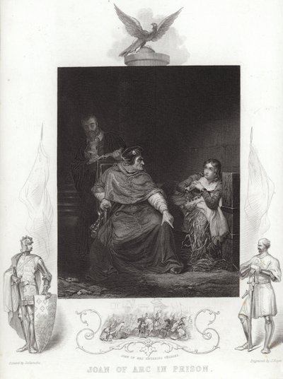 圣女贞德在监狱里 作者 希波吕特·德拉罗什（Hippolyte Delaroche）